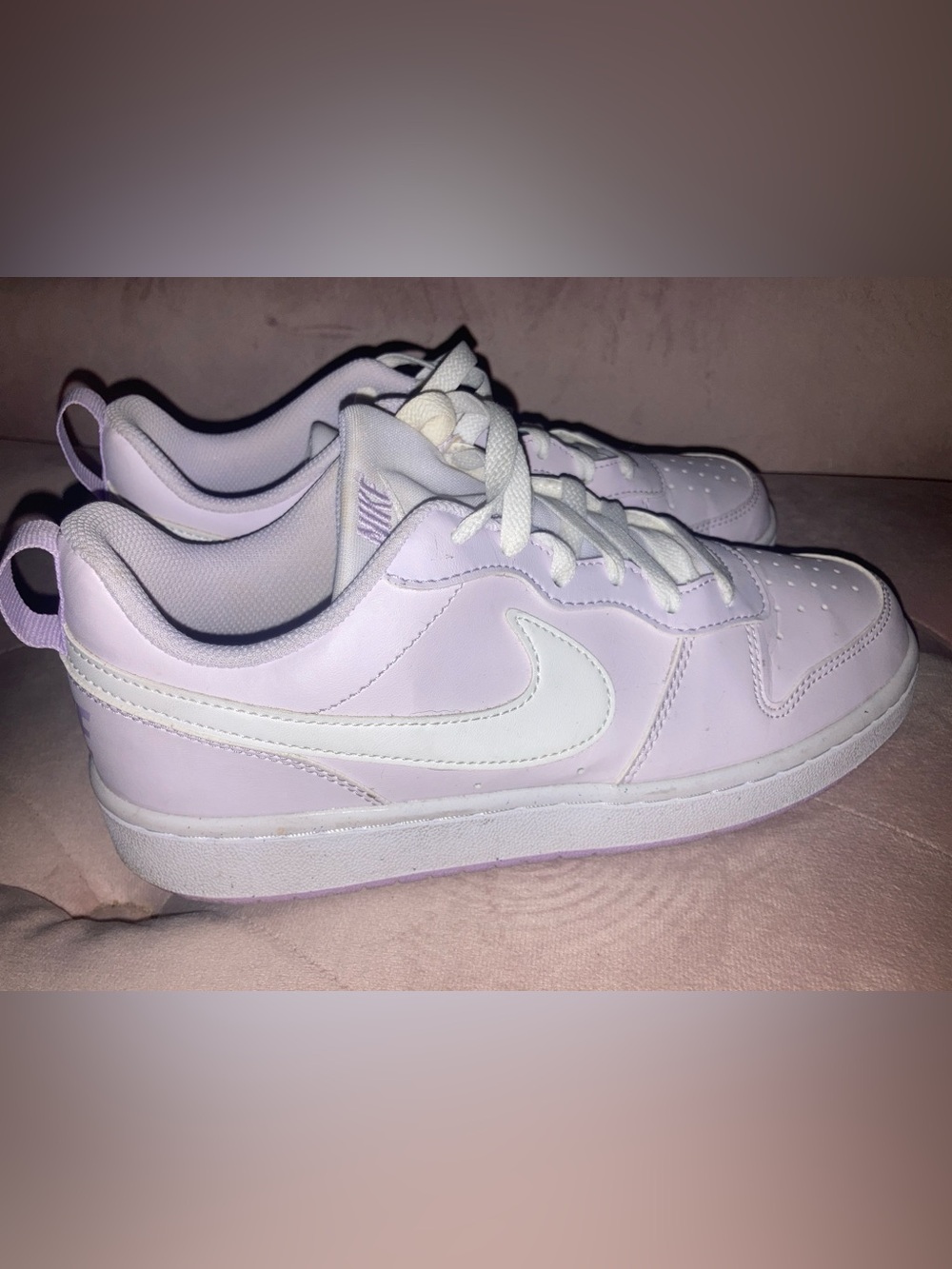 Nike Light Purple Sneakers with White Swoosh